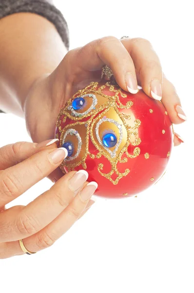 Handgemaakte bal decoratie — Stockfoto