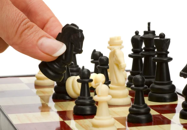 Gioca a scacchi — Foto Stock