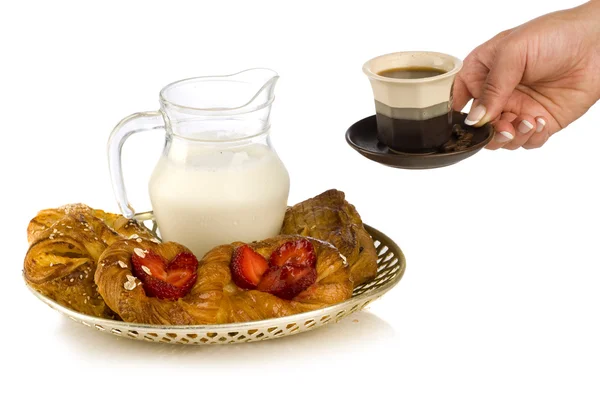 Piekarnia środków spożywczych z kawy — Zdjęcie stockowe
