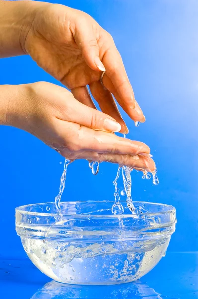 Lavar a mão — Fotografia de Stock