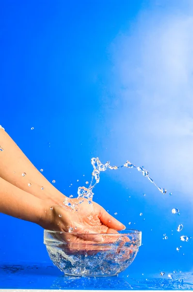 Tvätta handen — Stockfoto