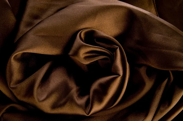 Brown silk — Stock Photo, Image