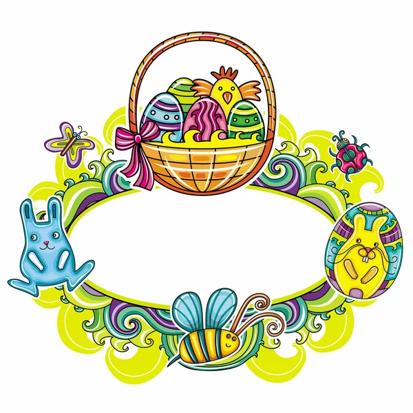 Marco de Pascua — Archivo Imágenes Vectoriales