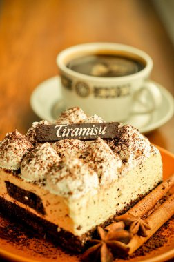 tiramisu ve kahve