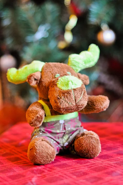 Рождественская оленья игрушка — стоковое фото