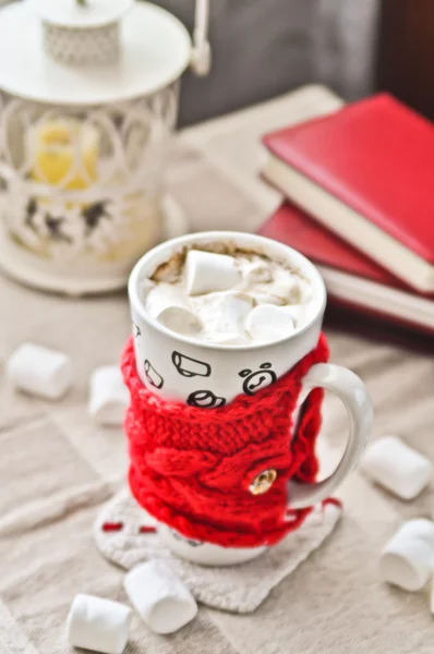 Coffee and marshmallows — Stock Photo, Image