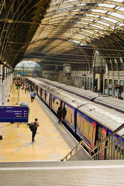 stock image The interior of Paddington train station on May 29, 2011 in London, UK.