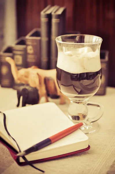 Káva a marshmallows — Stock fotografie