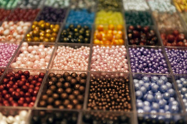 stock image Beads in boxes