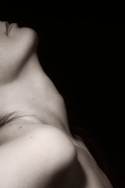 Kobieta szyi — Zdjęcie stockowe