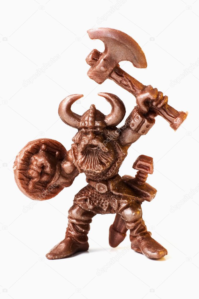 Angry viking warrior