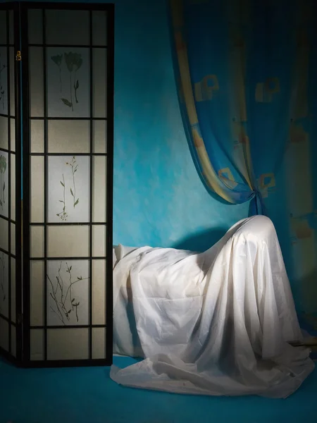 Raffinerad boudoir interiör — Stockfoto