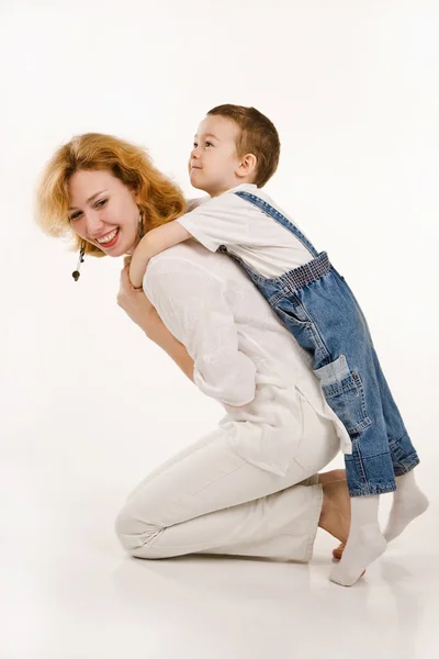 Mãe e seu filhinho — Fotografia de Stock