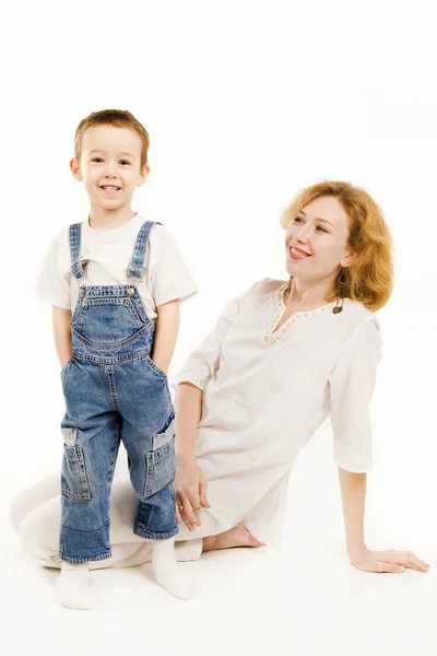 Matka a malý syn — Stock fotografie