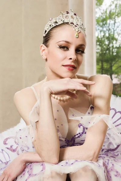 芭蕾舞演员的肖像 — 图库照片