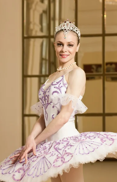 Porträtt av ballerinan — Stockfoto