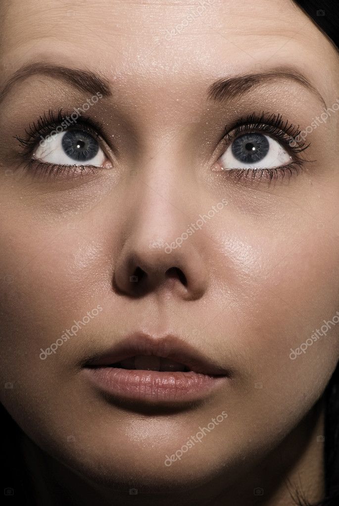 Cross-eyed girl Stock Photo by ©Demian 9044222