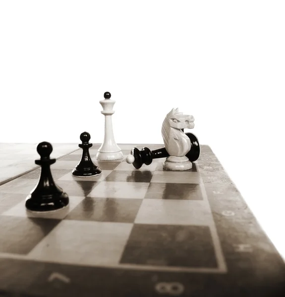 Chess battle — Stock Photo, Image