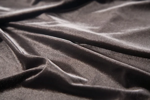 Elegant och mjuk svart satin — Stockfoto