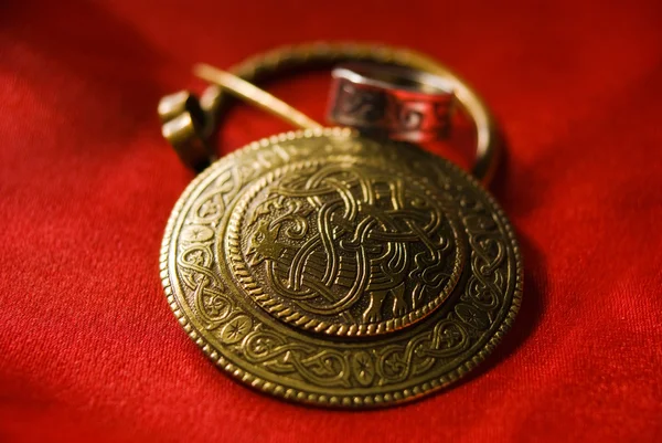 Κοσμήματα με αρχαία σλαβική σχέδια — Φωτογραφία Αρχείου