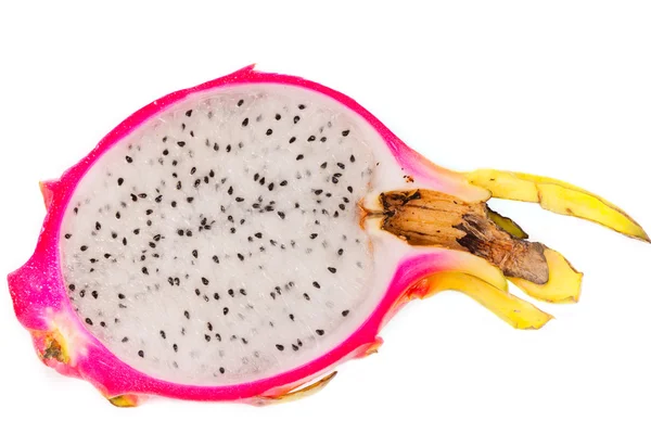 Pitaya slice isolerade — Stockfoto