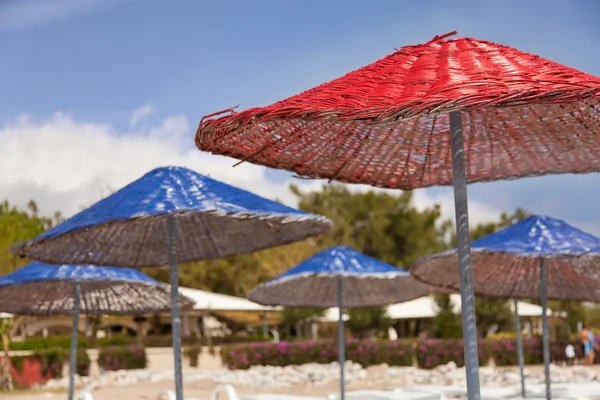 Beach umbrella closeup view — Stock Photo, Image