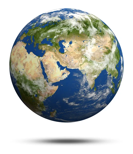 Planeta Terra 3D Render — Fotografia de Stock