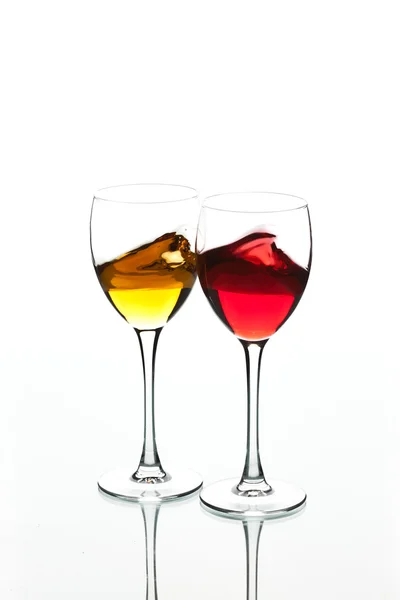 Дві склянки — стокове фото