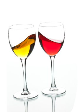 Two glasses clipart