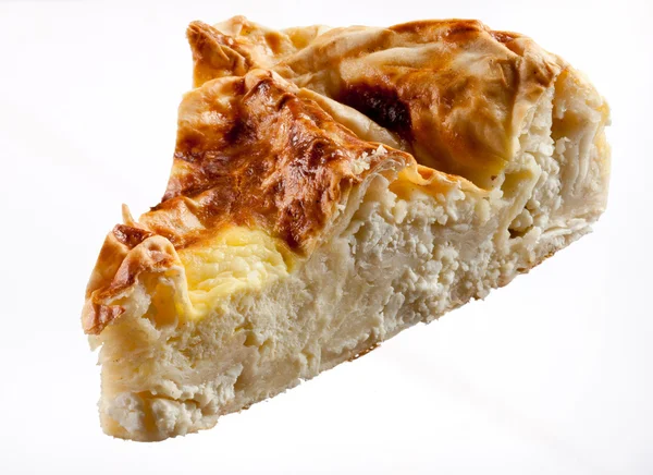 Τυρί cottage πίτα — Φωτογραφία Αρχείου