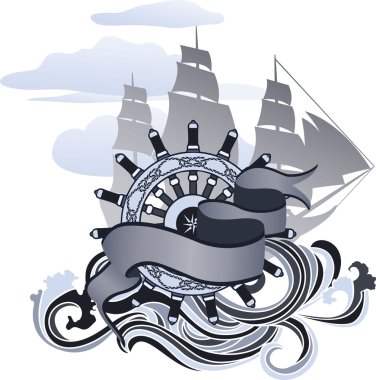 Voyage design element clipart