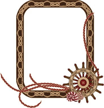 Sea frame clipart