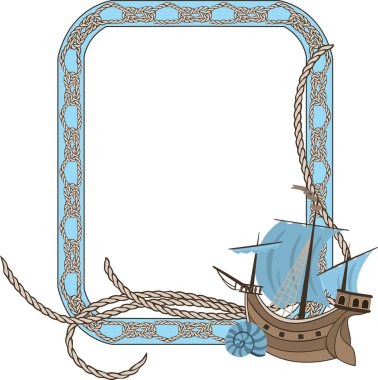 Sea frame clipart