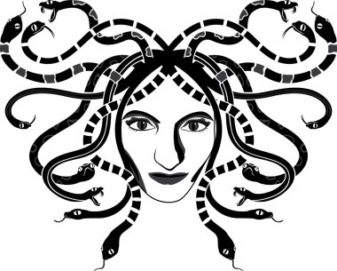 Medusa Gorgona clipart