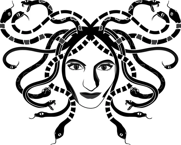 Medusa Gorgona — Stok Vektör