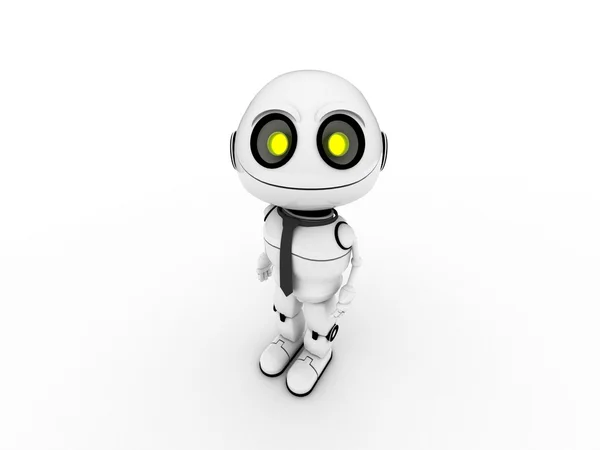 Vit robot — Stockfoto