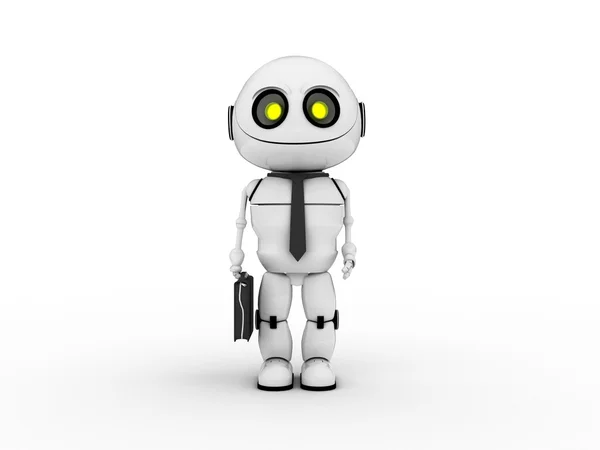 흰 로봇 — 스톡 사진