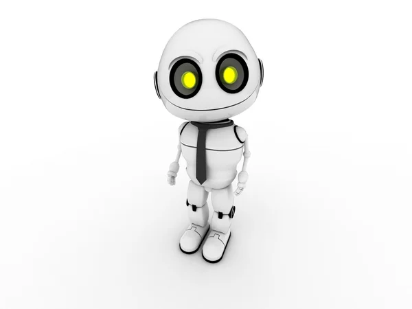 白いロボット ロイヤリティフリーのストック画像