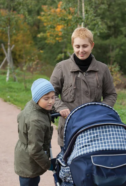 stock image Mother with kids