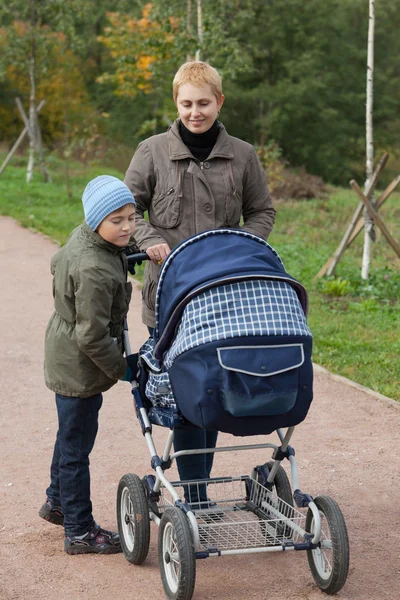 stock image Mother with kids