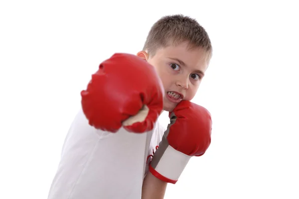 Boxing boy — Stock Photo, Image