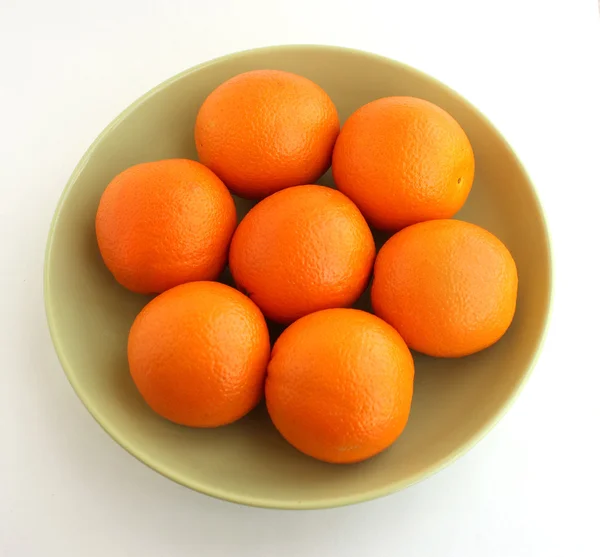 Six ripe oranges — Stock Photo, Image