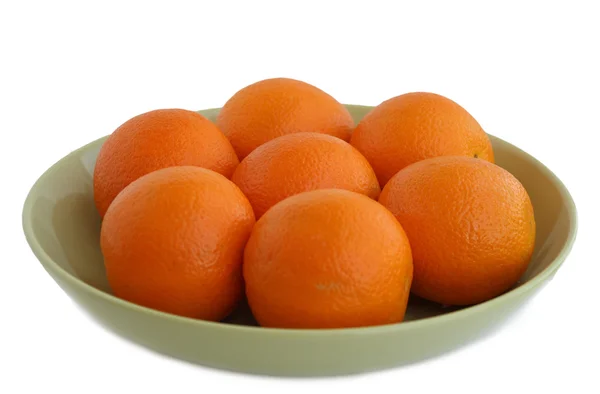 Six ripe oranges — Stock Photo, Image