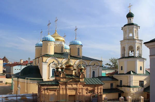 Nikolski een kathedraal en klokkentoren. Kazan. Rusland — Stockfoto