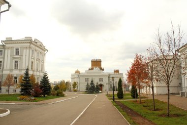 Courtyard of the Kazan University clipart