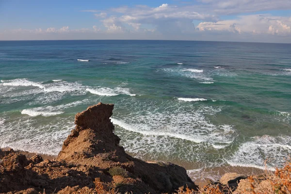 Steinküste des Mittelmeeres — Stockfoto