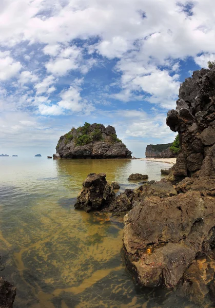 タイ湾の沿岸マルチカラー — ストック写真