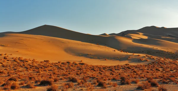 Η μεγαλύτερη αμμώδη αμμόλοφος eureka στην Ανατολή του ηλίου — Φωτογραφία Αρχείου