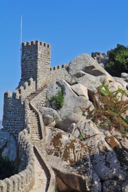 The Moorish castle in Portugal clipart