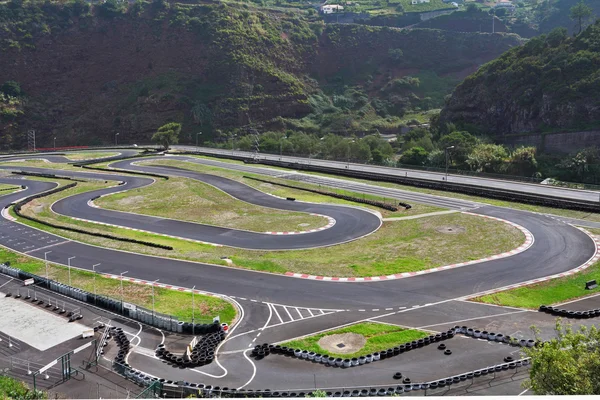 stock image The race track on the island of Madeira